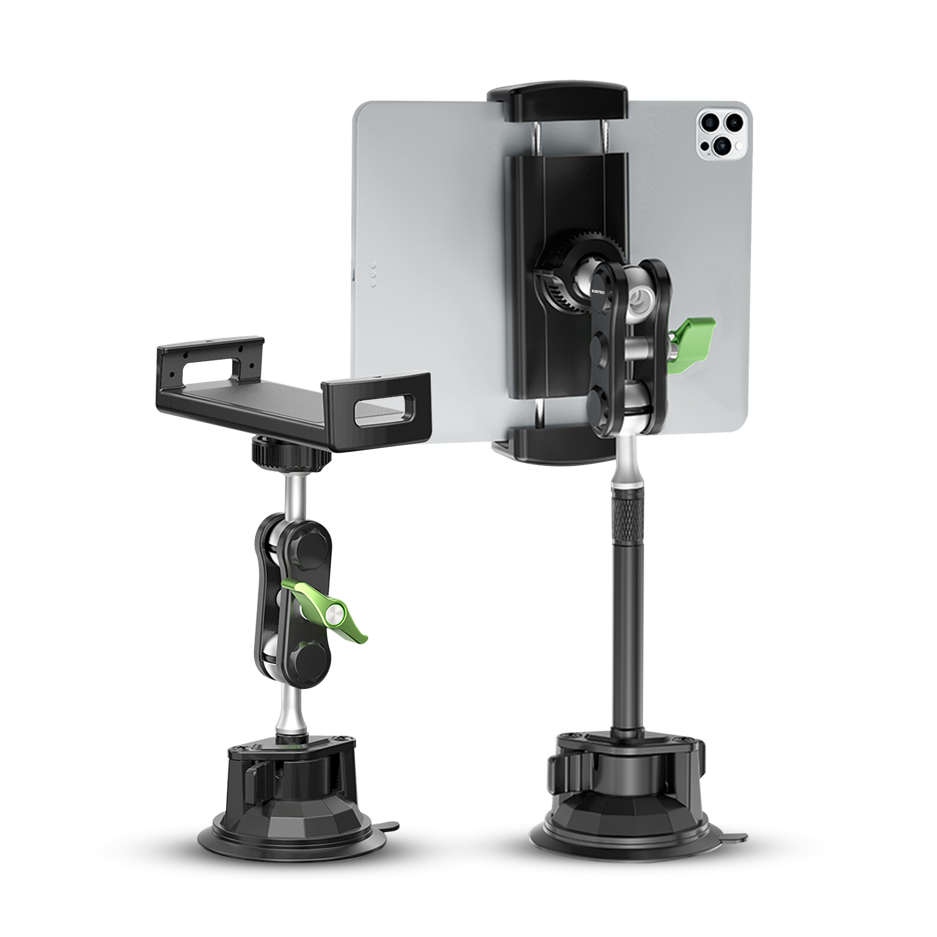 ที่จับโทรศัพท์ + แท็บเล็ต ในรถยนต์ BLISSTECH รุ่น D3 ( ติดใช้งานกับกระจก ) ปรับมุมได้ 360 ํ วัสดุอะลูมิเนียมอัลลอย_0